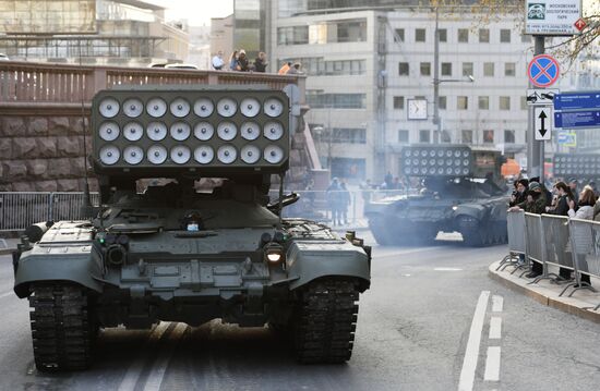 Russia WWII Victory Parade Rehearsal