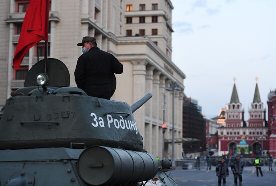 Russia WWII Victory Parade Rehearsal