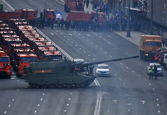 Russia WWII Victory Parade Rehearsal
