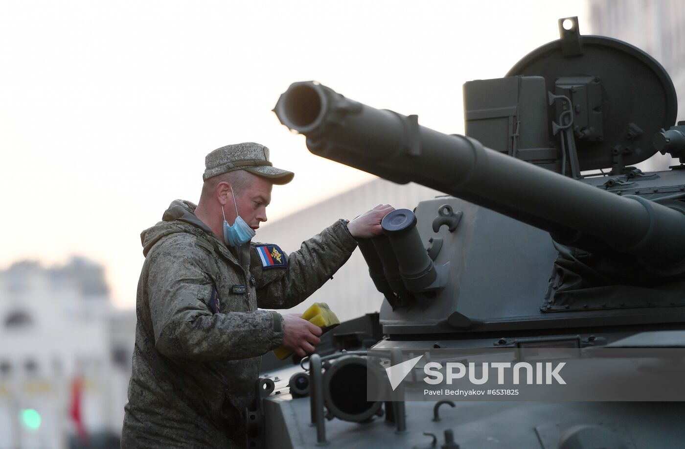 Russia WWII Victory Parade Rehearsal