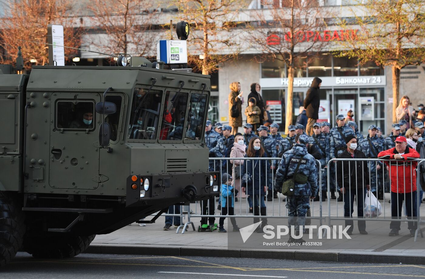 Russia WWII Victory Parade Rehearsal