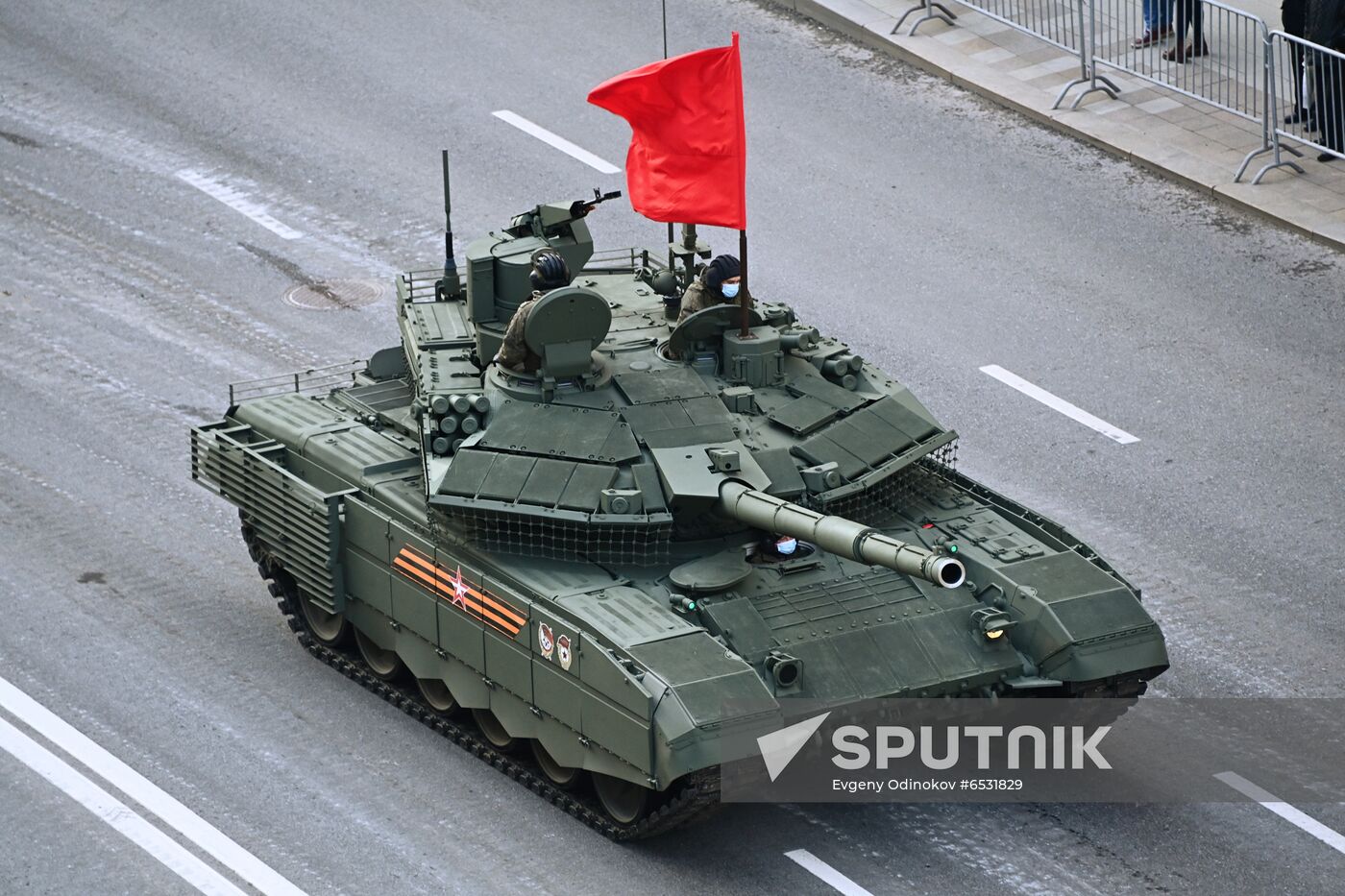 Russia WWII Victory Parade Rehearsal