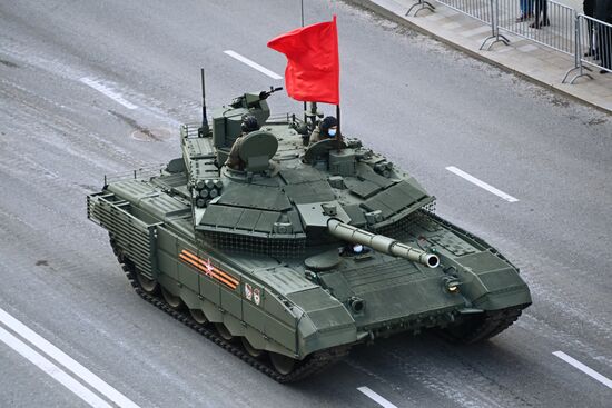 Russia WWII Victory Parade Rehearsal