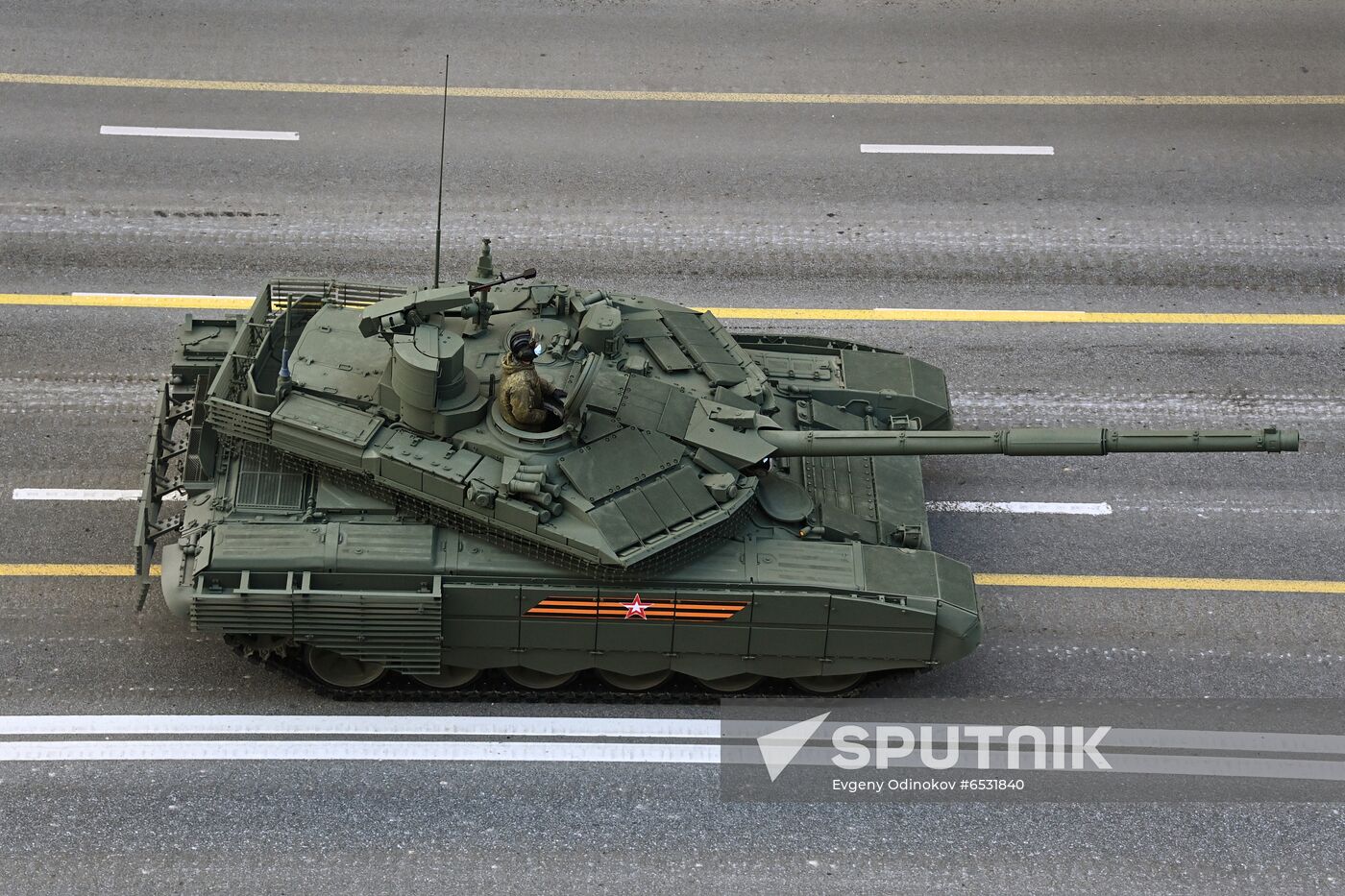 Russia WWII Victory Parade Rehearsal