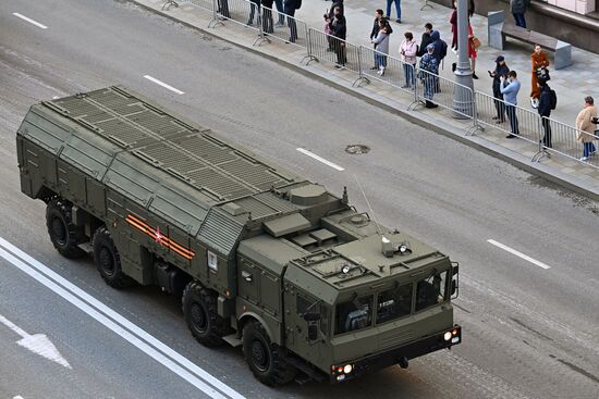 Russia WWII Victory Parade Rehearsal