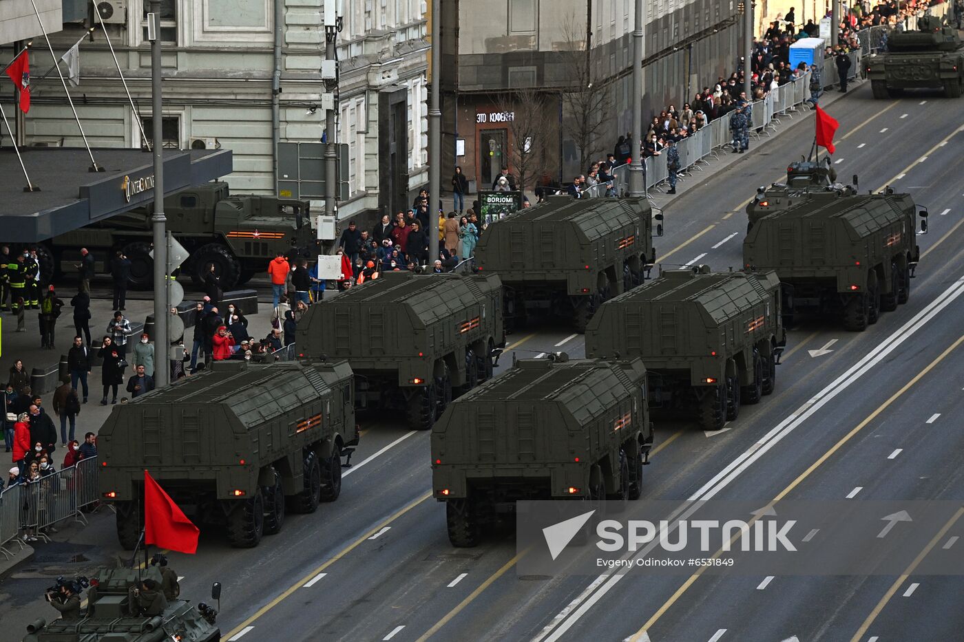 Russia WWII Victory Parade Rehearsal