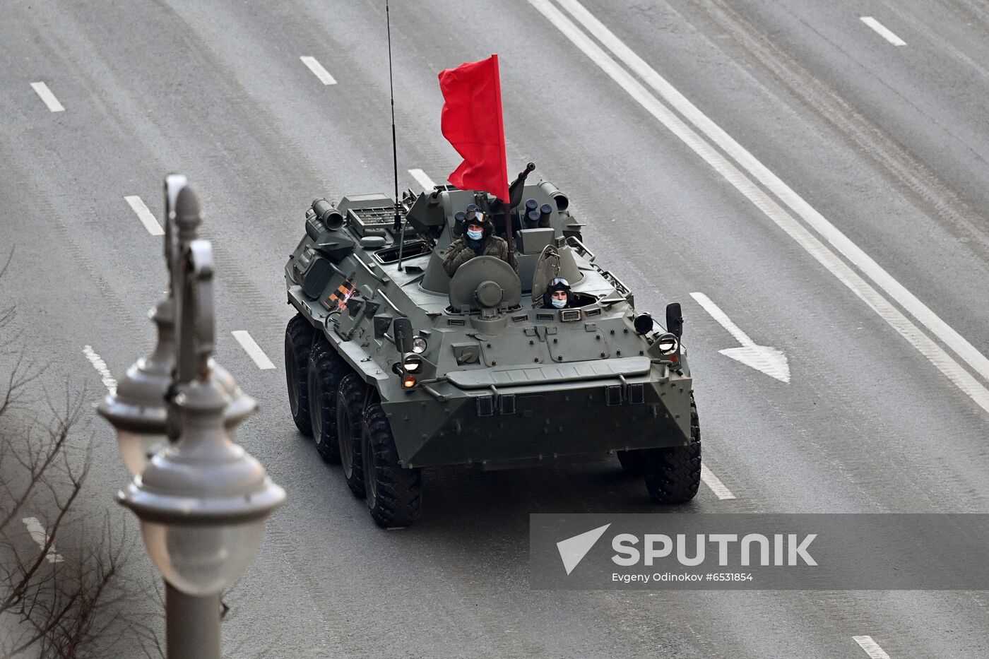 Russia WWII Victory Parade Rehearsal