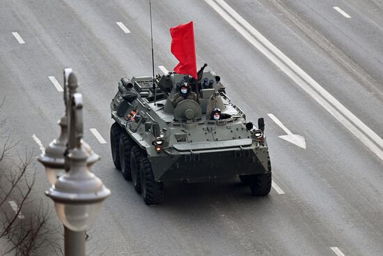 Russia WWII Victory Parade Rehearsal