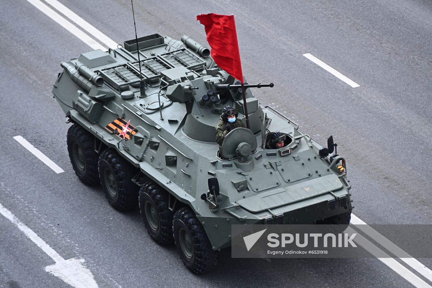 Russia WWII Victory Parade Rehearsal