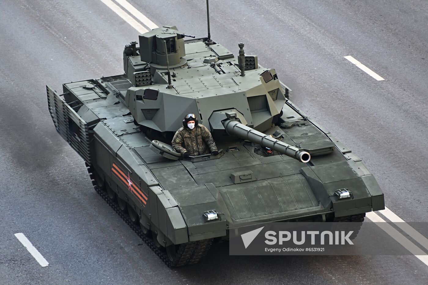 Russia WWII Victory Parade Rehearsal