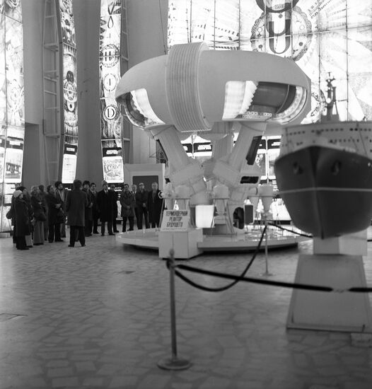 Mock-up Tokamak-10 thermonuclear device at VDNKh