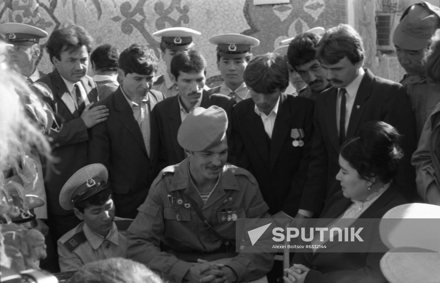 Soviet soldiers from Uzbekistan in Afghanistan