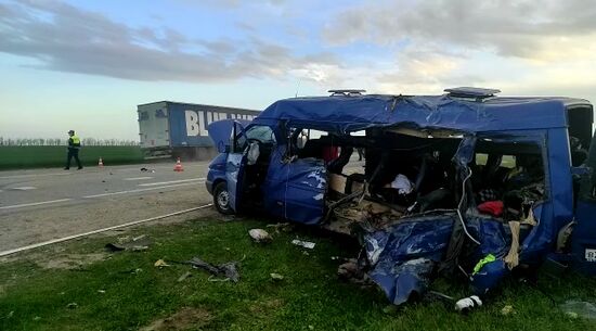 Russia Deadly Road Accident