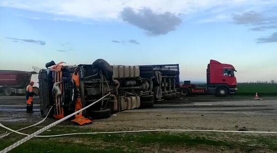 Russia Deadly Road Accident