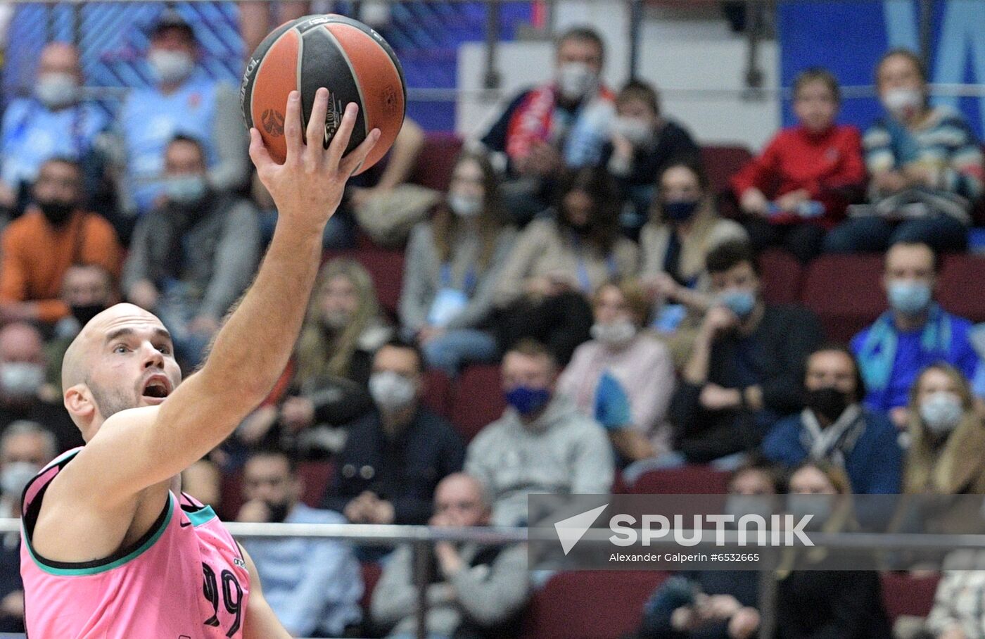 Russia Basketball Euroleague Zenit - Barcelona