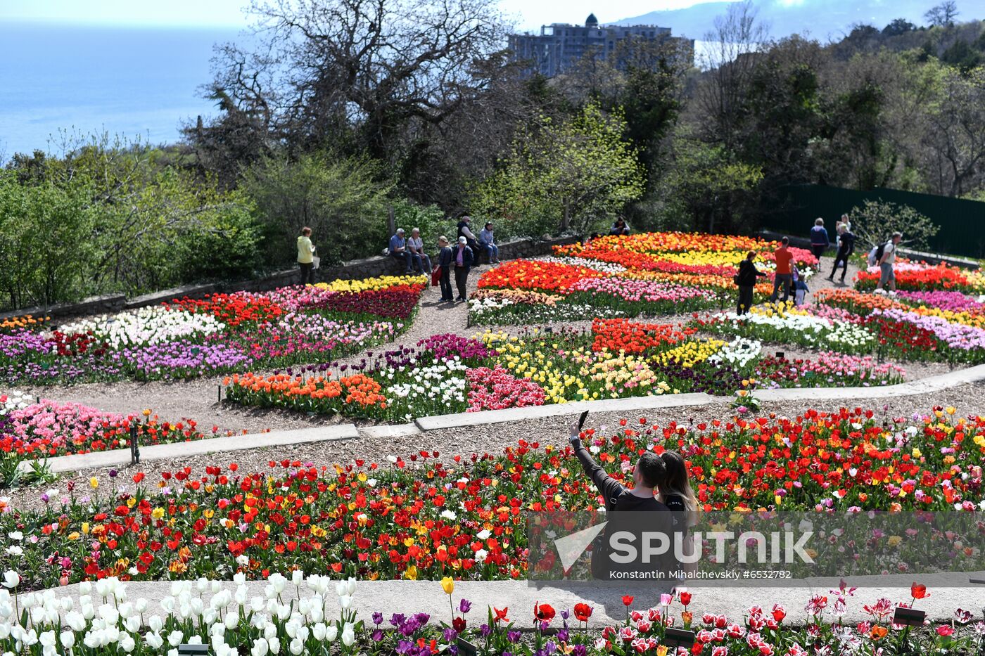 Russia Crimea Flower Show