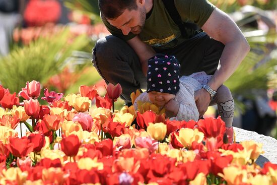 Russia Crimea Flower Show