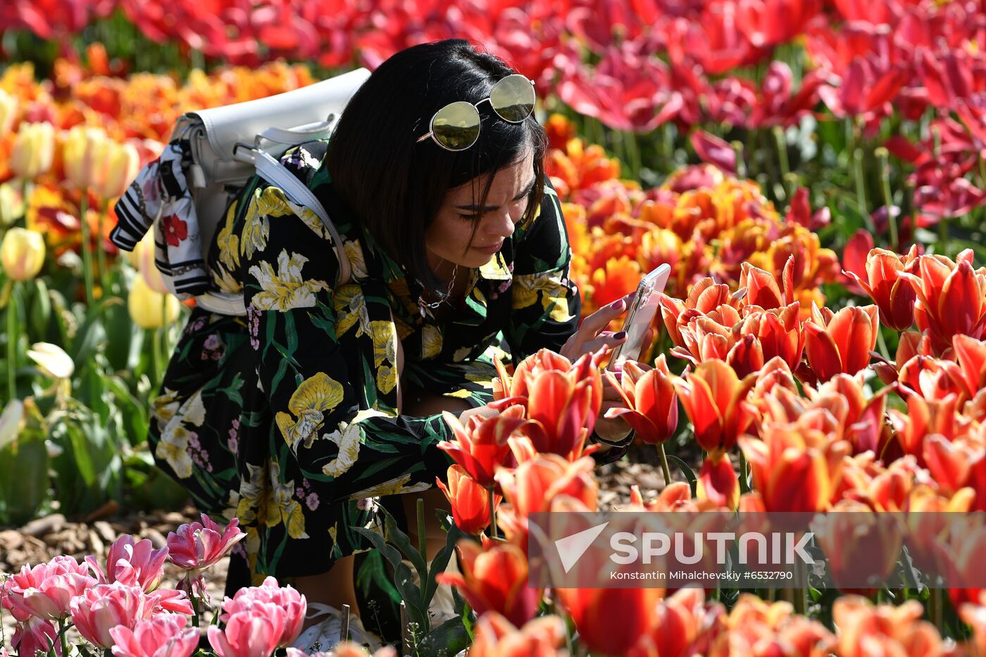 Russia Crimea Flower Show