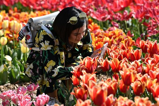 Russia Crimea Flower Show