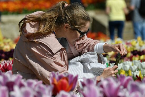 Russia Crimea Flower Show