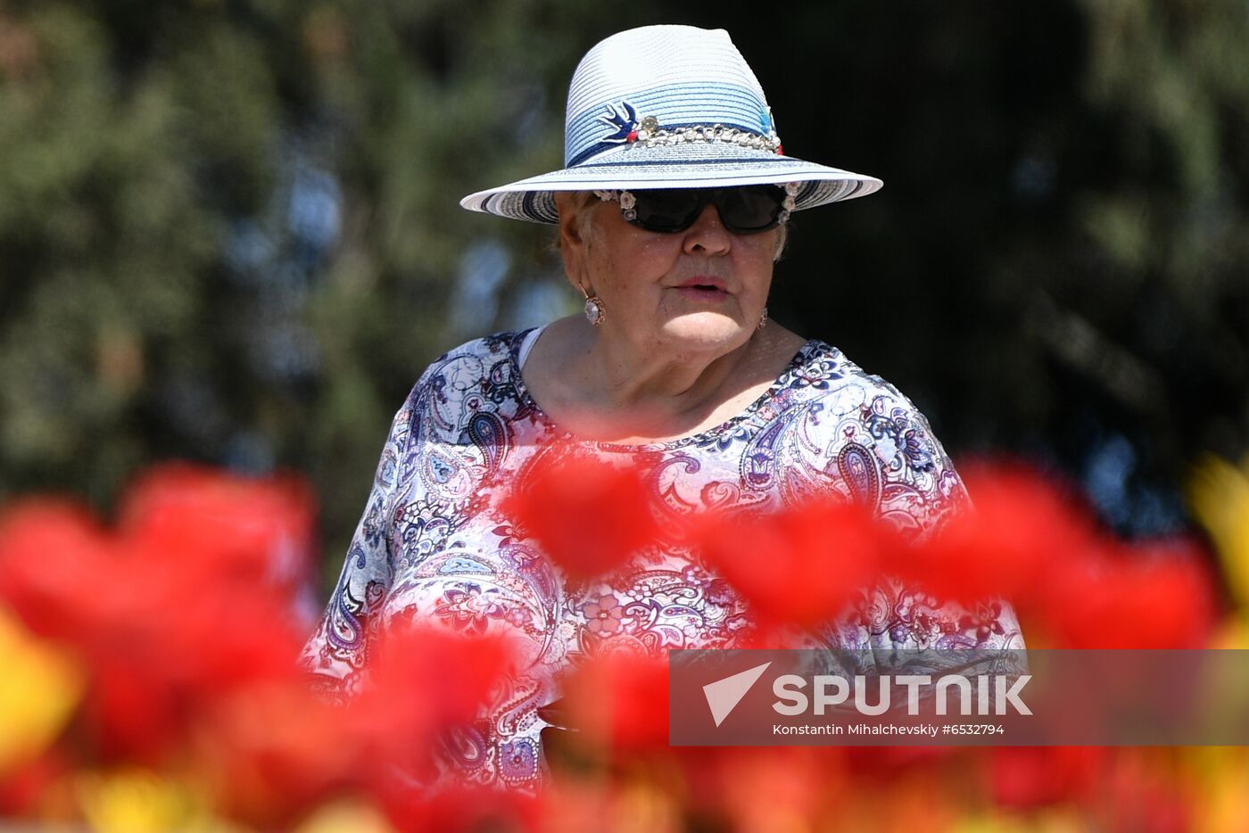 Russia Crimea Flower Show