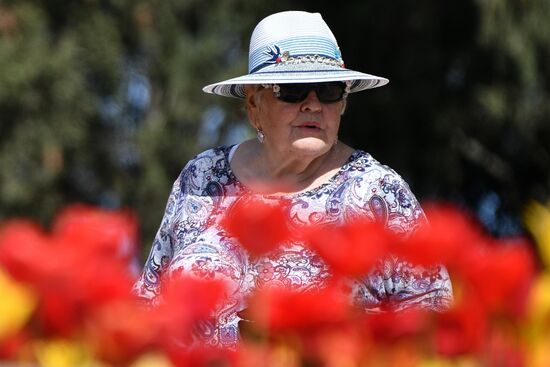 Russia Crimea Flower Show