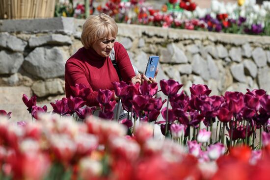 Russia Crimea Flower Show