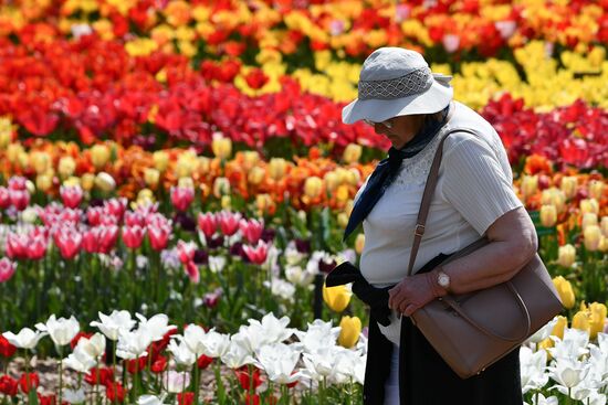 Russia Crimea Flower Show