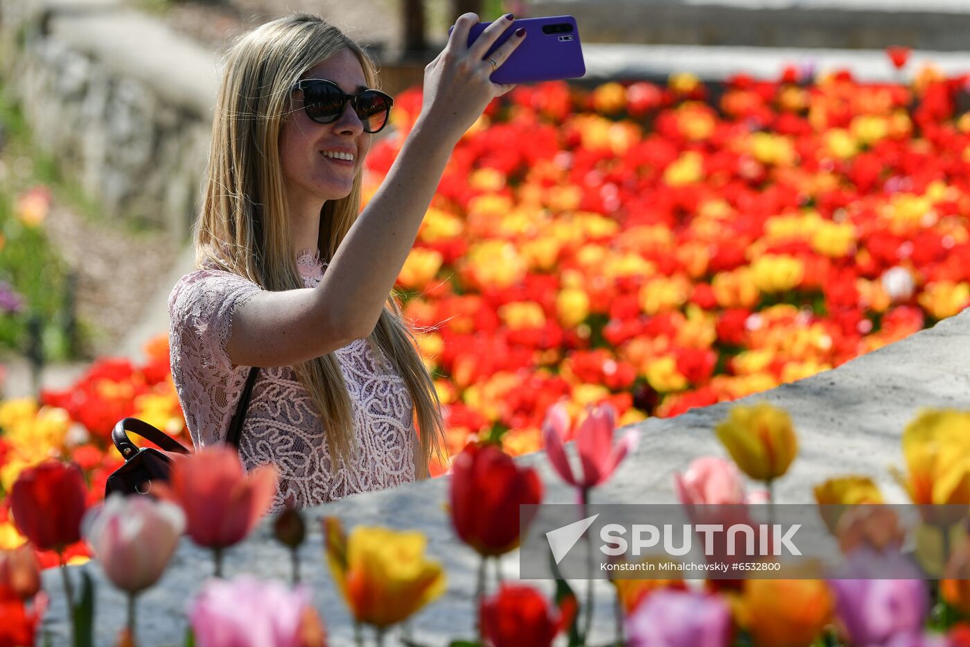Russia Crimea Flower Show