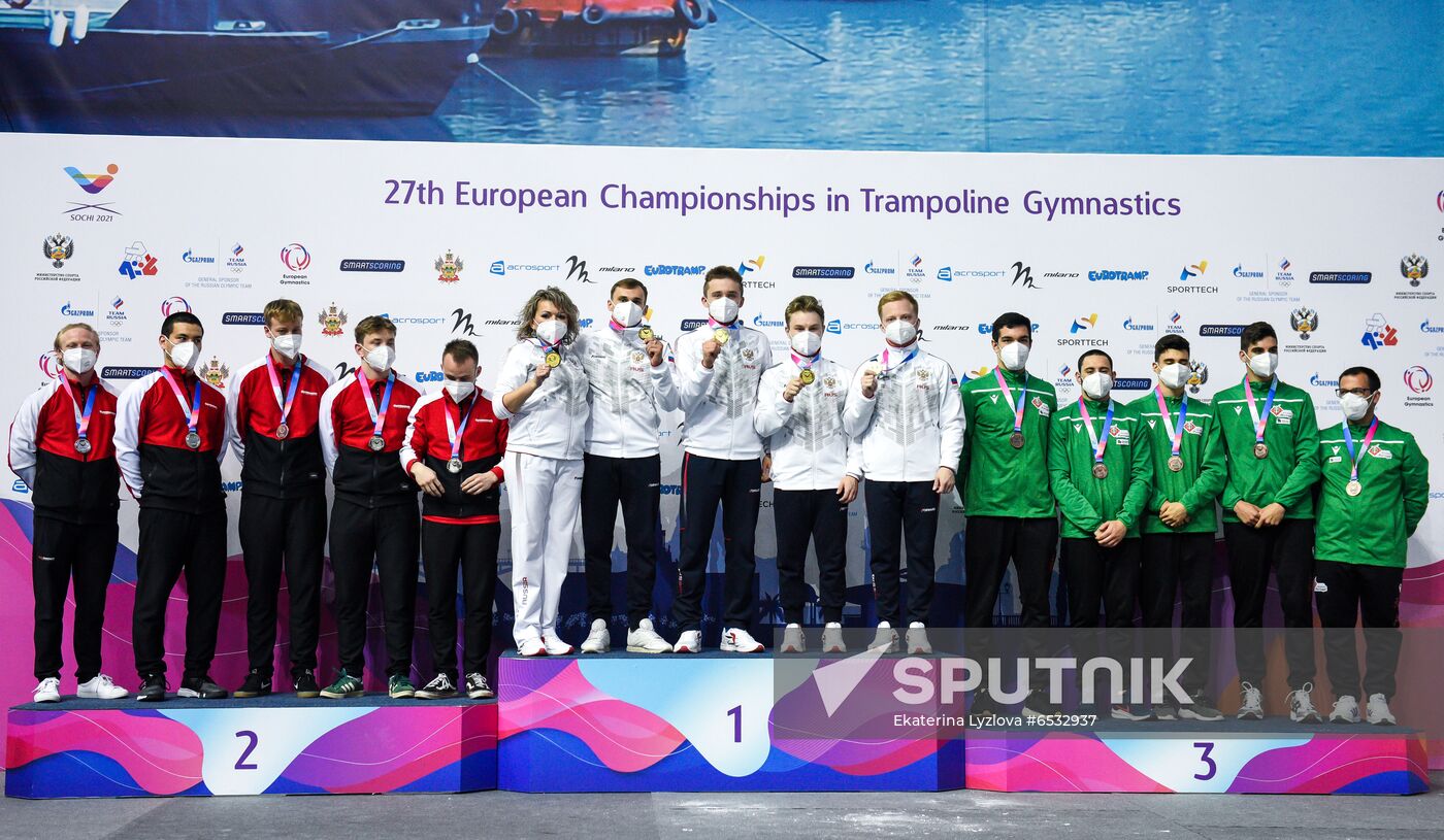 Russia Trampoline Gymnastics European Championships