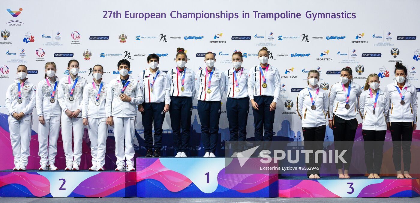 Russia Trampoline Gymnastics European Championships