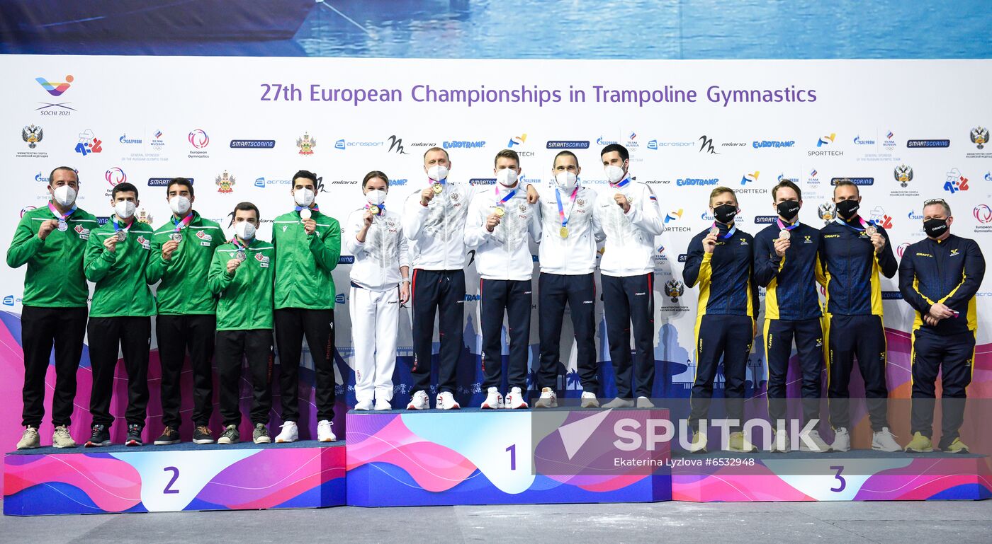Russia Trampoline Gymnastics European Championships