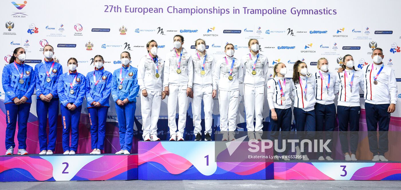 Russia Trampoline Gymnastics European Championships