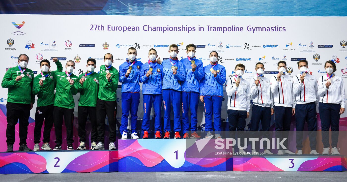 Russia Trampoline Gymnastics European Championships