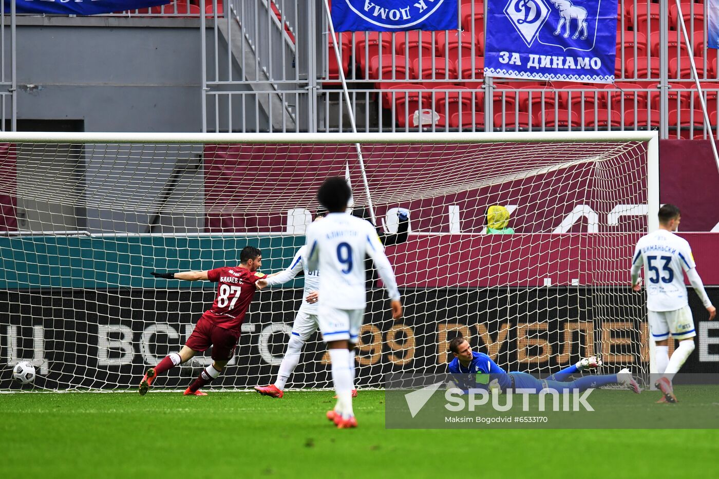 Russia Soccer Premier-League Rubin - Dynamo