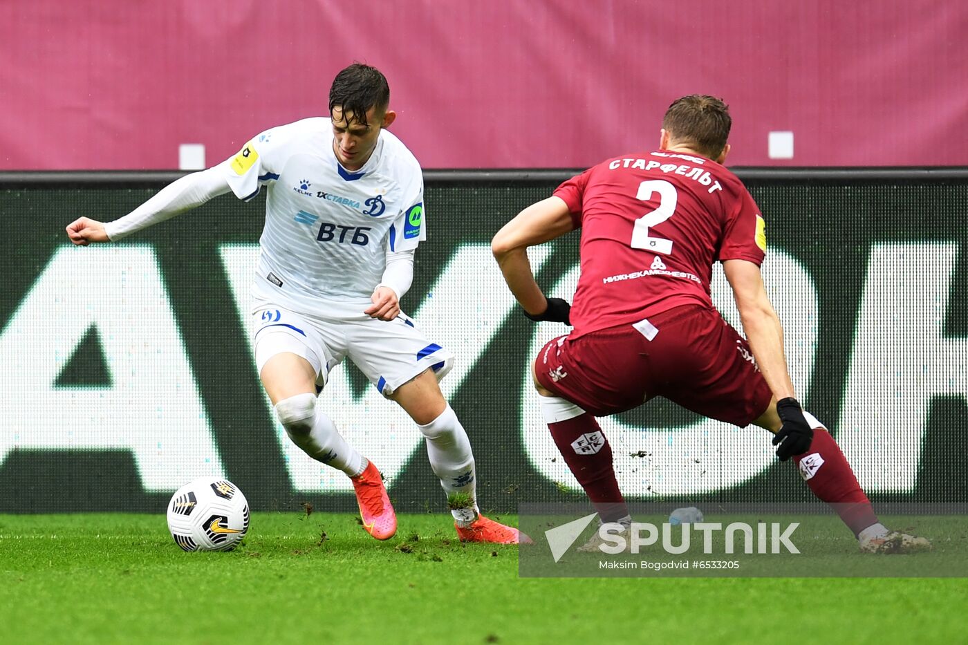 Russia Soccer Premier-League Rubin - Dynamo
