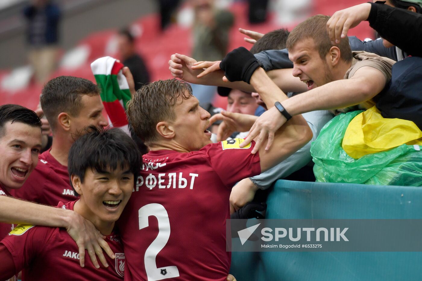 Russia Soccer Premier-League Rubin - Dynamo