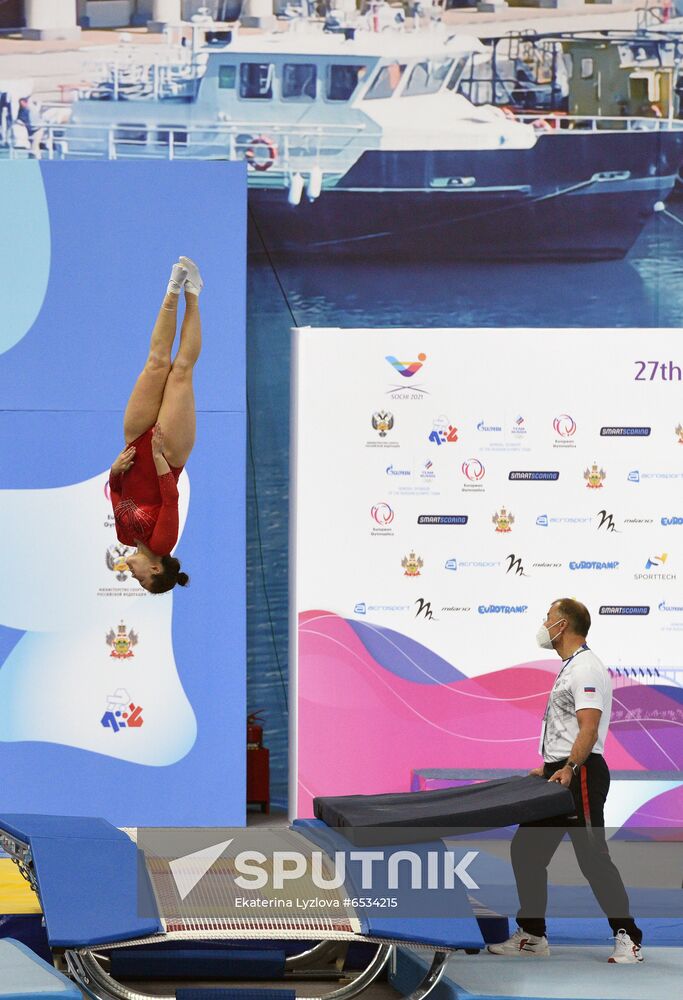 Russia Trampoline Gymnastics European Championships