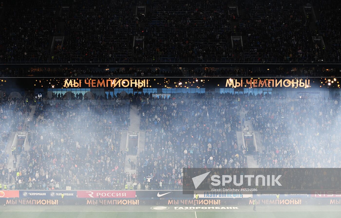 Russia Soccer Premier League Zenit Championship