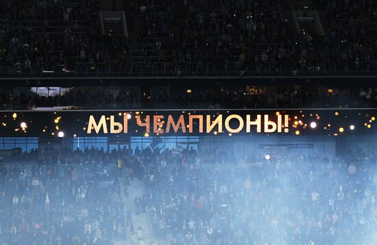 Russia Soccer Premier League Zenit Championship