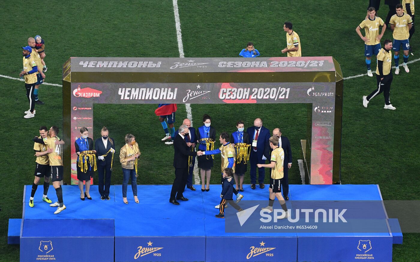 Russia Soccer Premier League Zenit Championship