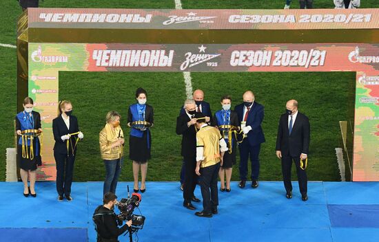 Russia Soccer Premier League Zenit Championship