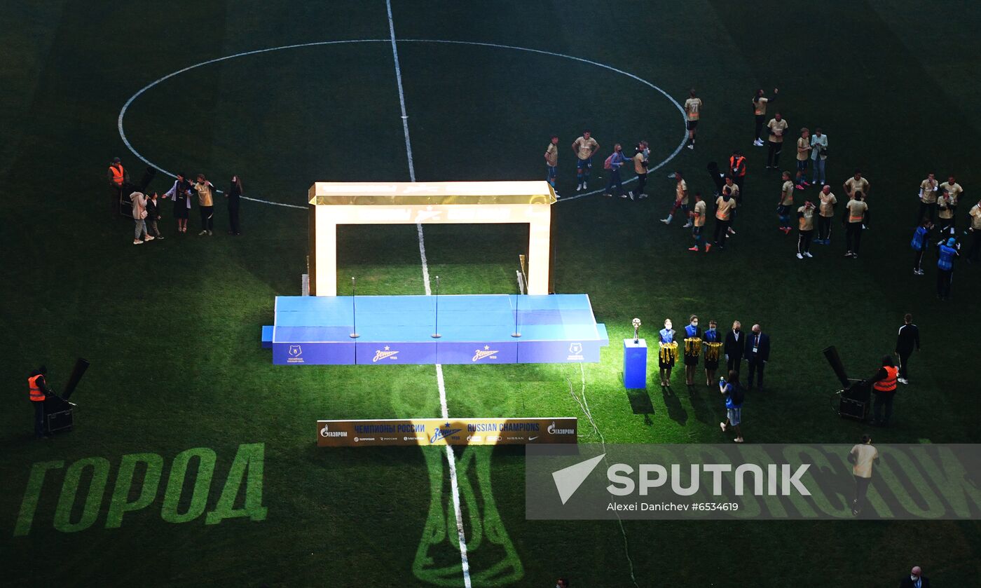 Russia Soccer Premier League Zenit Championship