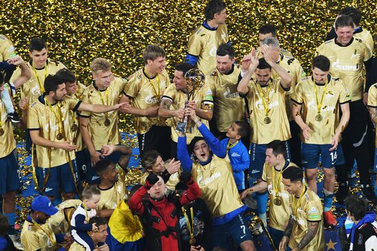 Russia Soccer Premier League Zenit Championship