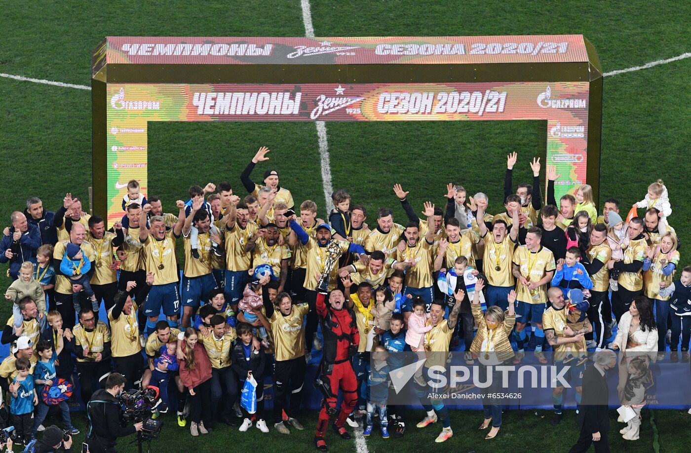 Russia Soccer Premier League Zenit Championship