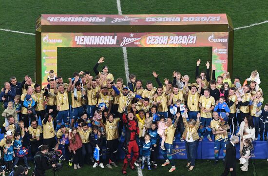 Russia Soccer Premier League Zenit Championship