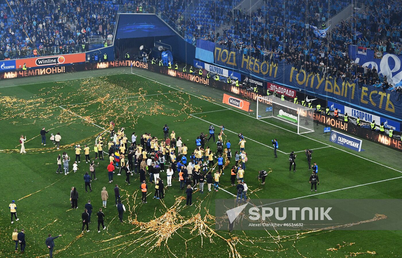Russia Soccer Premier League Zenit Championship