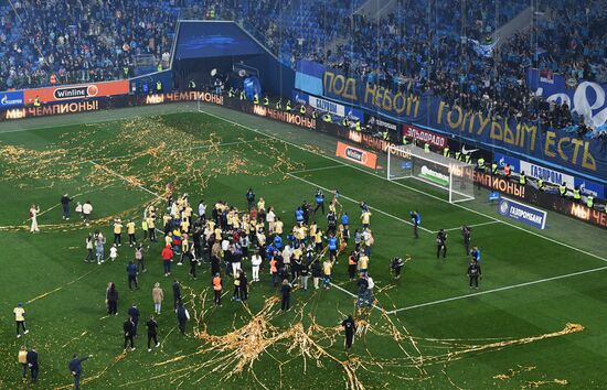 Russia Soccer Premier League Zenit Championship