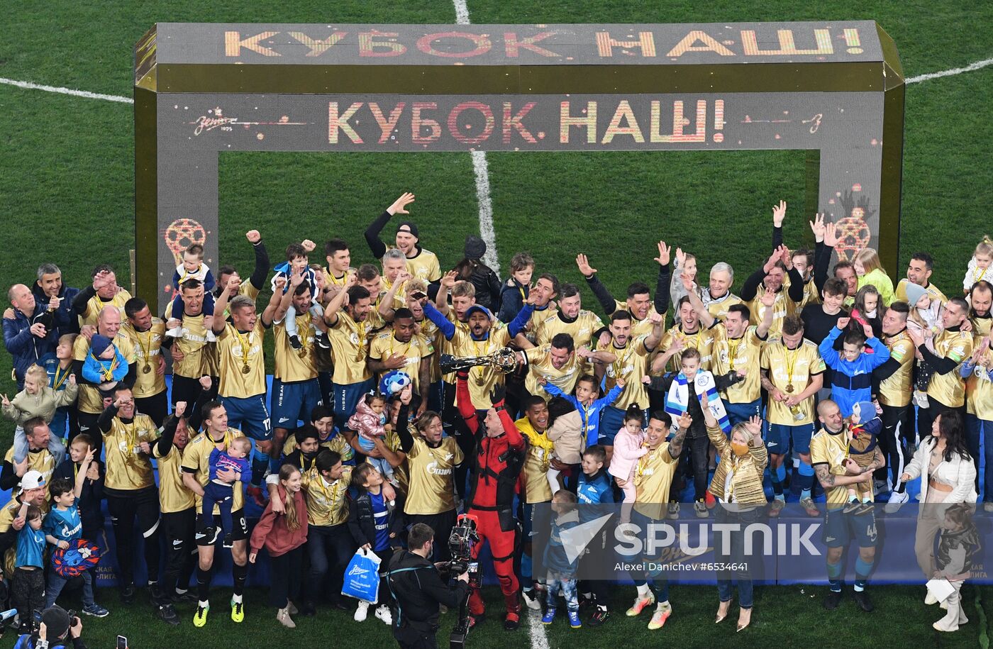 Russia Soccer Premier League Zenit Championship