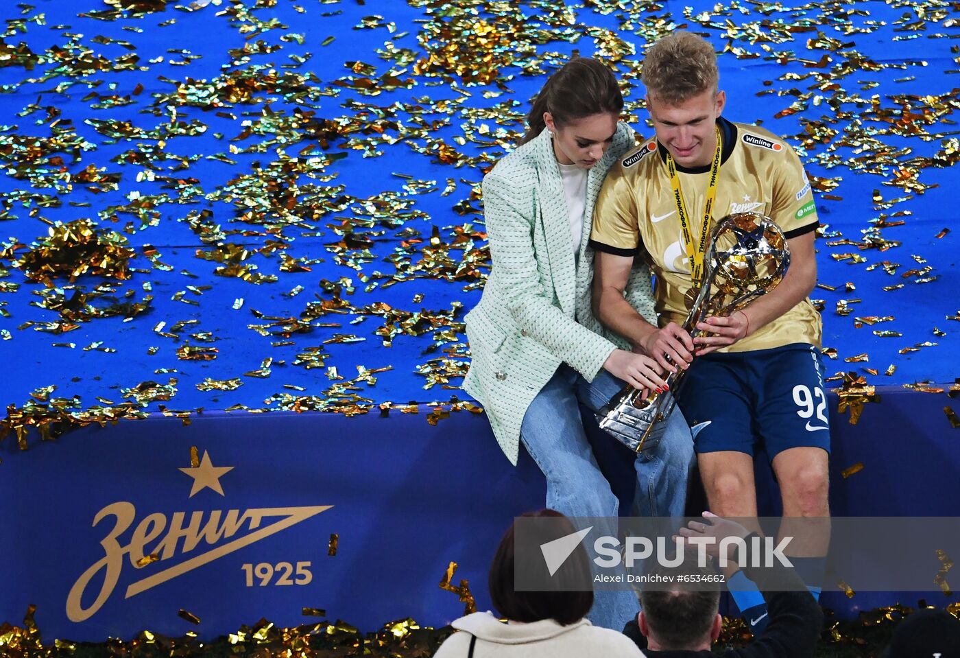 Russia Soccer Premier League Zenit Championship